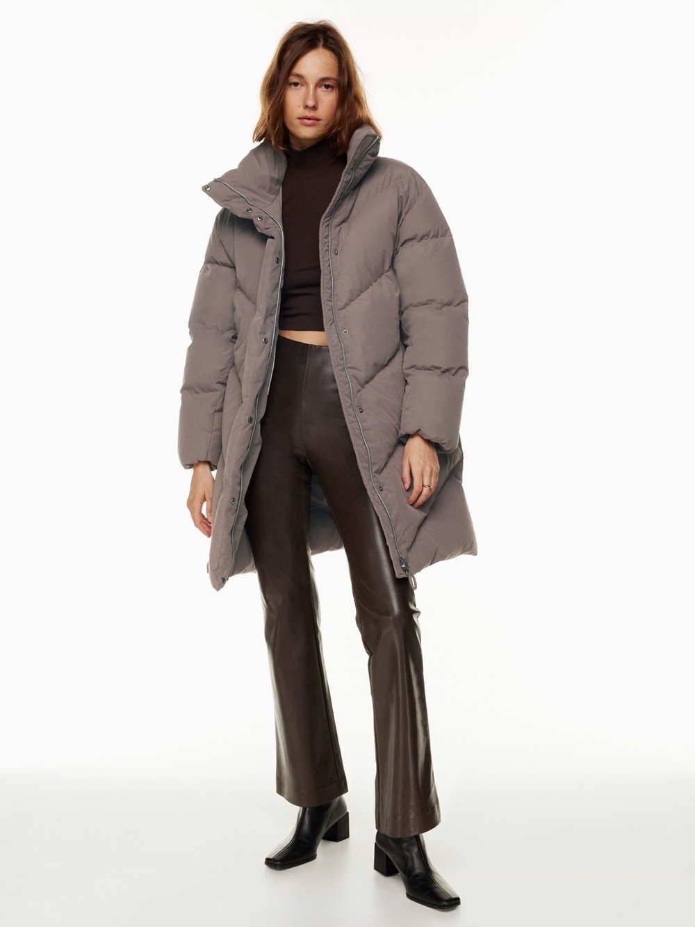 Wilfred - Women’s Stone Taupe Cloud Puff Jacket
